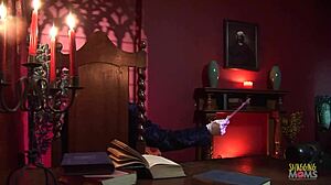 Teacher In Fishnet Stockings Gets Tight Pussy Penetrated After Face Fucking