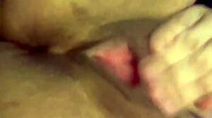 Tattooed Amateur Teases Tight Pussy with Vibrator Until Orgasm