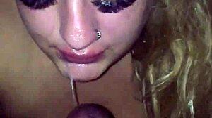 Can this blonde BBW handle a sloppy session with a massive BBC?