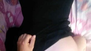 In my cousins' room, he fucks me doggystyle, bent over.