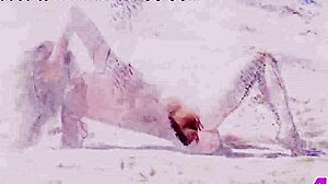 Lilii Strips Naked Outdoor Posing Boldly