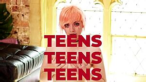 British Redhead Fucks Tight Cunt with Dildo