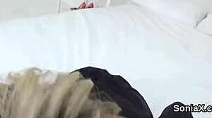 unfaithful english mature gill ellis exposes her big globes