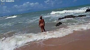 Yuri Gaucho Couple Shows All on Nudist Beach