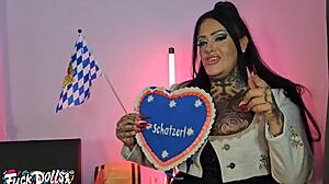 Busty Inked Ashley Cumstar Fisted and Fucked with Rough Vaginal Creampie