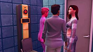 Family Taboo Stepfather Persuades Friends for Hardcore Anal and Deep Throat on Stepdaughter in Sims 4 Anime Hentai