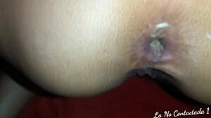 Homemade anal with teen 18+ leads to gaping cum.