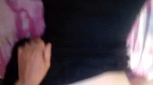 In my cousins' room, he fucks me doggystyle, bent over.