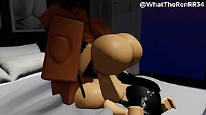 Romantic Vibes Turn Rough With Cute Roblox RP Sex