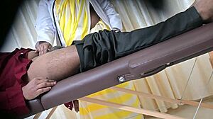 Desi Doctor Sahiya Teases Patient with Slow Sensual Handjob