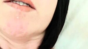 Enjoying a solo session with double penetration elements