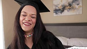 Girl Next Door GETS GRAD GIFT FUCKING Step-Dad BENT OVER