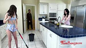 Family members fuck step daughter in nasty tradition