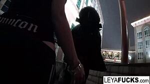 Blonde Hooker With Big Tits Anally Pleases Pimp On Snowy Streets In Interracial Cumshot Scene