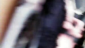 Using Pink Vibrator While Getting Fucked In Pussy And Arse