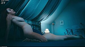 yo, big tits asian girl trapped at home turns into hot lesbian scissoring action