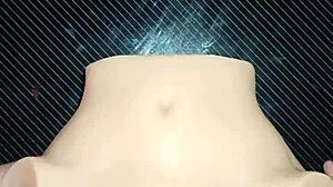 debut de candy en posicion de misionero con creampie y slap