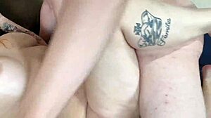 Melissa Leal bangs hot Nicky Zay bareback with wet pussy creampie. Big ass in wild action.