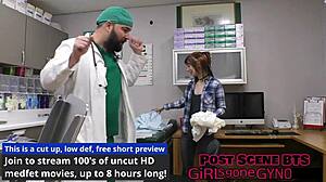 Oh, Ditria Rose, Spread Those Legs for That Intense University Physical Exam!