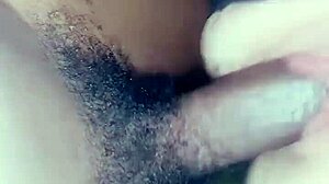 Closeup of pretty pussy eating whole bbc.