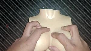 dolly asks for anal sex and presses her small tits