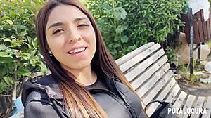 latina teen 18+ michi caught by torbe in pretty interracial moment