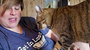 clara crisp, milf bbw, preps for giantess fetish video behind the scenes