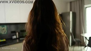 Kristina's Morning Shower With Feet And Legs!