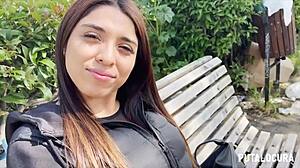 latina teen 18+ michi caught by torbe in pretty interracial moment