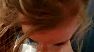 Blonde Deepthroats Sloppy Big Black Cock, Gagging And Choking Till Cum Explosion