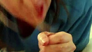 Blonde Deepthroats Sloppy Big Black Cock, Gagging And Choking Till Cum Explosion