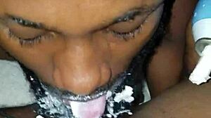 Watch black men skillfully eat black pussy in this intimate scene