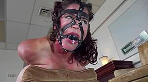 stepmom gets anal humiliation in taboo predicament with huge gaping