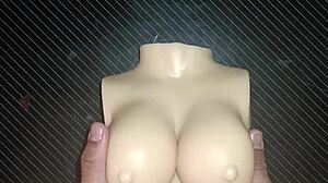 dolly asks for anal sex and presses her small tits