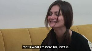 Beautiful teen gets face fucked and covered in cum