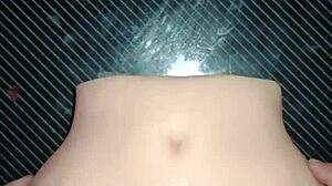 debut de candy en posicion de misionero con creampie y slap