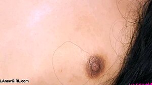 Cute Teen 18+ Brunette Reveals Sexy Body on Sofa POV