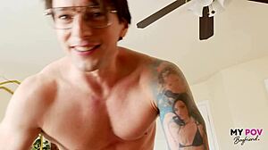 Steamy morning sex with muscular Irish boyfriend in POV