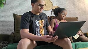 i watch young students fuck on the sofa instead of studying