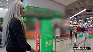 Ravishing Czech Teen Undresses in Shop and Gets Plowed Hard!