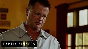 Hey, check this out! Stepfather catches his stepdaughter masturbating to his sex videos and shows her how it’s done.