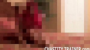 Put in chastity for jerking