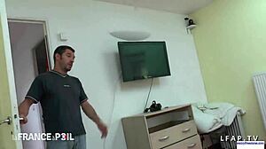 Two Petite French Girls Share One Cock In FFM Threesome