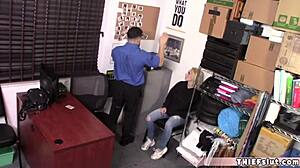 pretty blonde shoplifter teen 18+ caught in store