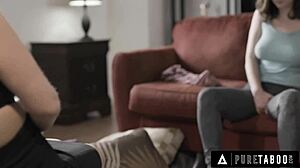 Shy Jay Taylor mirrors therapist Angela White in wild foursome