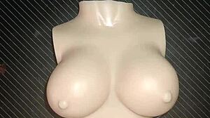 dolly asks for anal sex and presses her small tits