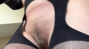 Hairy MILF Does Intense FETISH WORKOUT In Gym