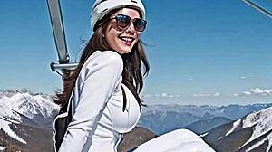 Week-end at the ski resort - part 1 - ai illustrated leather porn dream