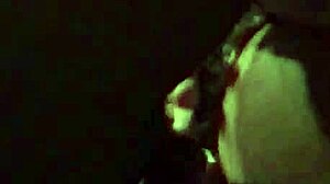 Cougar Couple Enjoys Intimate Moments Together