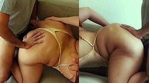 Thick Latina Thot Scammed In Fake Casting Audition, Bent Over For Doggystyle Fucking With Curvy Ass Spreading.